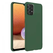 Samsung Galaxy A32 4G İnce Mat Silikon Kılıf Haki thumbnail 1