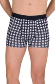 Berrak 4480 Erkek Likralı Desenli Boxer - 6