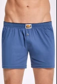 İlke 011 Düz Renkli Penye Boxer - 4