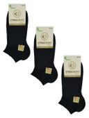 Umberto 12 Adet Erkek Doğal Bambu Patik Çorap -307 - 1