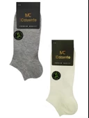 Mia Calzente 6 Adet Erkek Doğal Bambu Patik Çorap - 10