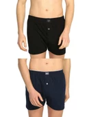 Tutku 117 Erkek Düz Penye Boxer 6'lı Paket - 6