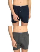 Tutku 117 Erkek Düz Penye Boxer 12'li Paket - 9