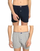 Tutku 117 Erkek Düz Penye Boxer 12'li Paket - 8