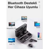 Polham Şarj Kutulu Dokunmatik 2 ADET Bluetooth Kulaklık Bluetooth Wers.5.2 İphone Samsung Huawei Uym - 4