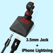 Polham iPhone iPad Lightning to 3.5mm Kulaklık Çoğaltıcı Adaptör, Hızlı Şarj Destekli, Magsafe Uyum - 2