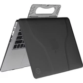Polham Huawei MateBook D14 Ultrabook Uyumlu Standlı Kırılmaz Kulplu Laptop Çantası - 3