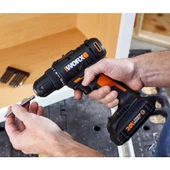 Worx Wx100 20Volt/2.0Ah. Li-İon Tek Akülü Profesyonel Şarjlı Matkap - 9