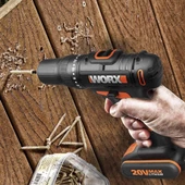 Worx Wx108 20Volt/2.0Ah. Li-İon Çift Akülü Profesyonel Şarjlı Matkap - 4