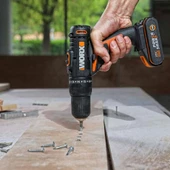 Worx Wx108 20Volt/2.0Ah. Li-İon Çift Akülü Profesyonel Şarjlı Matkap - 3