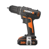 Worx Wx108 20Volt/2.0Ah. Li-İon Çift Akülü Profesyonel Şarjlı Matkap - 2