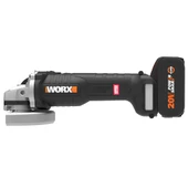 Worx Wx813 20Volt 4.0Ah. Li-İon Tek Akülü 115Mm Kömürsüz Profesyonel Şarjlı Avuç Taşlama - 2