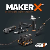 Worx Wx743.9 Makerx 20Volt Profesyonel Sıcak Hava Tabancası (Akü Dahil Değildir) - 11
