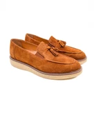 Kaunos Taba Hakiki Süet Deri Günlük Klasik Erkek Ayakkabı - 2