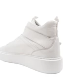 Uludağ Beyaz Hakiki Deri Erkek Spor Bot Sneaker thumbnail 4