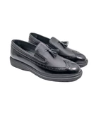 Andante Siyah Açma Hakiki Deri Günlük Klasik Erkek Ayakkabı thumbnail 2