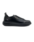 Sportster Hakiki Deri Siyah Erkek Spor (Sneaker) Ayakkabı - 1