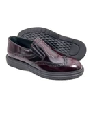 Akor Bordo Açma Hakiki Deri Günlük Klasik Erkek Ayakkabı thumbnail 3