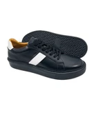 Fazer Siyah-Beyaz Hakiki Deri Erkek Spor (Sneaker) Ayakkabı - 3