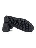 Eşsiz El Yapımı Ephesus (Özel Üretim Renk) Koyu Gri Hakiki Süet Deri Erkek Loafer Ayakkabı - 3