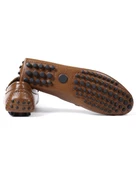 Eşsiz El Yapımı Sümela Taba Hakiki Deri Erkek Loafer Ayakkabı - 3