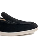 Allegro Siyah Hakiki Süet Deri Erkek Loafer Ayakkabı thumbnail 5