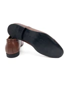 Eşsiz El Yapımı Selanik Kahve Hakiki Deri Klasik Erkek Ayakkabı thumbnail 3