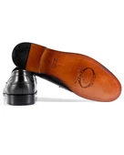 Eşsiz El Yapımı Allaturca Siyah Hakiki Deri Klasik Erkek Ayakkabı thumbnail 3