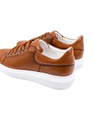 Eşsiz El Yapımı Strada Taba Hakiki Deri Erkek Spor (Sneaker) Ayakkabı thumbnail 5