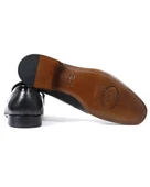 Eşsiz El Yapımı Beyoğlu Siyah Hakiki Deri Klasik Erkek Ayakkabı - 3