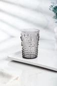 Akrilik Füme Tekli Kısa Bardak & Su Meşrubat Kahve Yanı Bardağı 400 ml ( Cam Değildir ) - 2