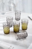 Akrilik Füme Tekli Kısa Bardak & Su Meşrubat Kahve Yanı Bardağı 400 ml ( Cam Değildir ) - 3