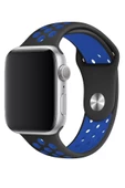 Apple Watch Series 4 44 MM Fileli Kordon Siyah-Lacivert thumbnail 2