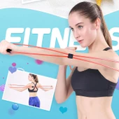 3B Trend Egzersiz Spor Plates Direnç Bantı Pilates İpi Jimnastik Lastiği - 2