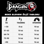 DragonDo 30081-P Grand Boks Eldiveni Muay Thai Kick Boks Eldiveni - 10