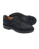 Assos Siyah Hakiki Nubuk Deri Günlük Erkek Ayakkabı - 3