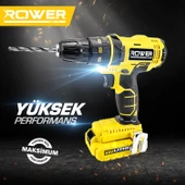 Rowermax RWRX-3069 Çift Li-ion Bataryalı XT-Rail Metal Şanzıman Darbeli Matkap 27 Parçalı Vidalama - 3