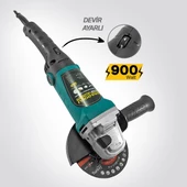 Anadolu Strong DM803 Devir Ayarlı Spral Taşlama Makinası Avuç İçi Taşlama 115 mm 2 Adet Disk Hediye - 8