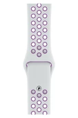Apple Watch Series 2 42 MM Fileli Kordon Beyaz-Mor thumbnail 1