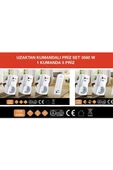 Uzaktan Kumandalı Priz Set 3680 W-5'li - 5