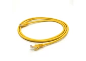 Vcom NP611B-Y-5.0 Cat6 5.0MT Sarı Utp Patch Kablo - 2
