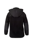 Softpolar Kapüşonlu Mont - Siyah - Slim Fit - 3