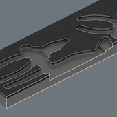 Wera 9780 Özel Kesim Süngerli KNIPEX Pense Set 1 - 3