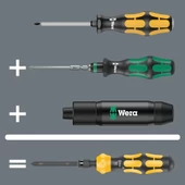Wera Kraftform Kompakt 900 Endüstriyel Darbeli Tornavida Seti 05018110001 - 3
