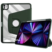 Apple iPad Pro 12.9 6. 5. Nesil Kılıf Termik Kalem Bölmeli Dönebilen Standlı Kılıf Smart A2436-37-61-62 A2764-66 A2378-79 - 1