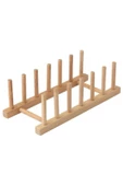 IKEA Ostbıt 27,5 Cm Bambu Tabaklık - Tabak Standı Ahşap - 1