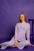 Nisanca Mevsimlik Uzun Kollu Pamuklu Kadın Pijama Takımı - 9