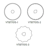 VIP-TEC 45mm Yuvarlak Düz Kesim Bıçağı Yerli Üretim thumbnail 2