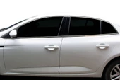 OMSA Renault Megane 4 Sedan Krom Üst Cam Çerçevesi 6 Parça 2016-2020 Arası - 4