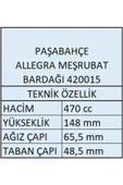 Paşabahçe allegra su bardak takımı - su bardağı seti 12 li gri 2 boy - 4
